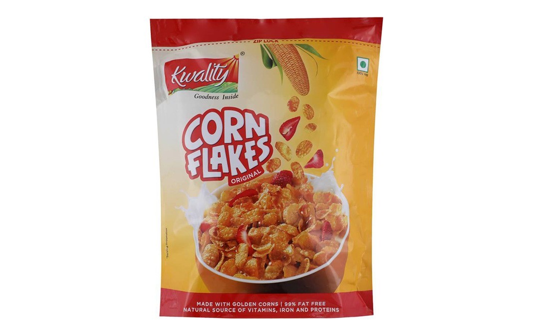 Kwality Corn Flakes, Original    Pack  800 grams